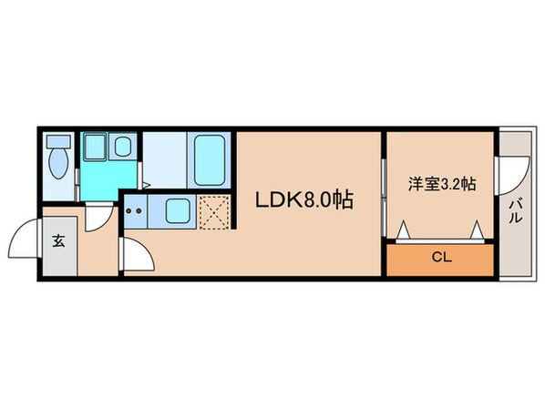 Patina岩塚の物件間取画像